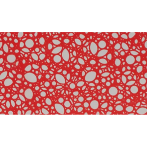 Rouleau bulle filets rouge pour emballage floral avec réserve d'eau, film alvéolé polypropylène pour fleuriste