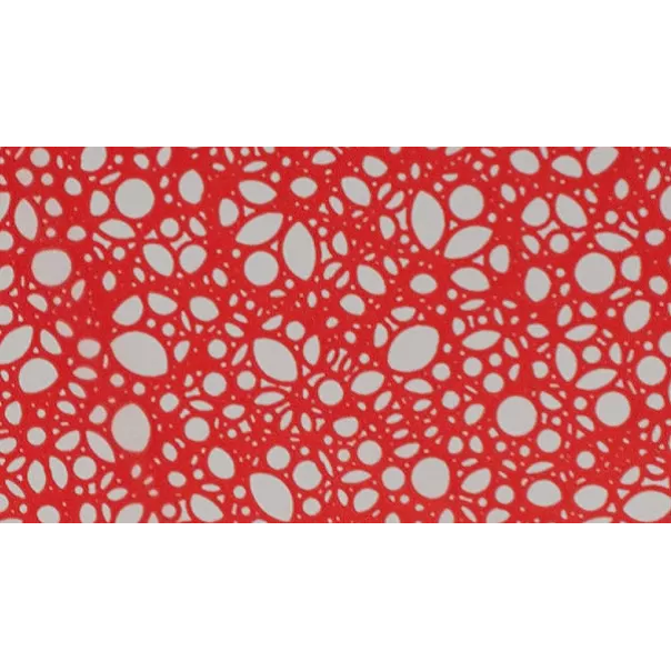 Rouleau bulle filets rouge pour emballage floral avec réserve d'eau, film alvéolé polypropylène pour fleuriste