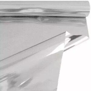 Rouleau bulle métal blanc pour emballage floral professionnel avec finition lumineuse