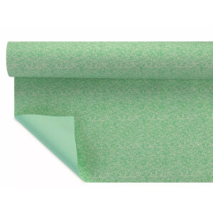 Rouleau film polypropylène bulle vert pastel pour emballage floral professionnel avec réserve d'eau