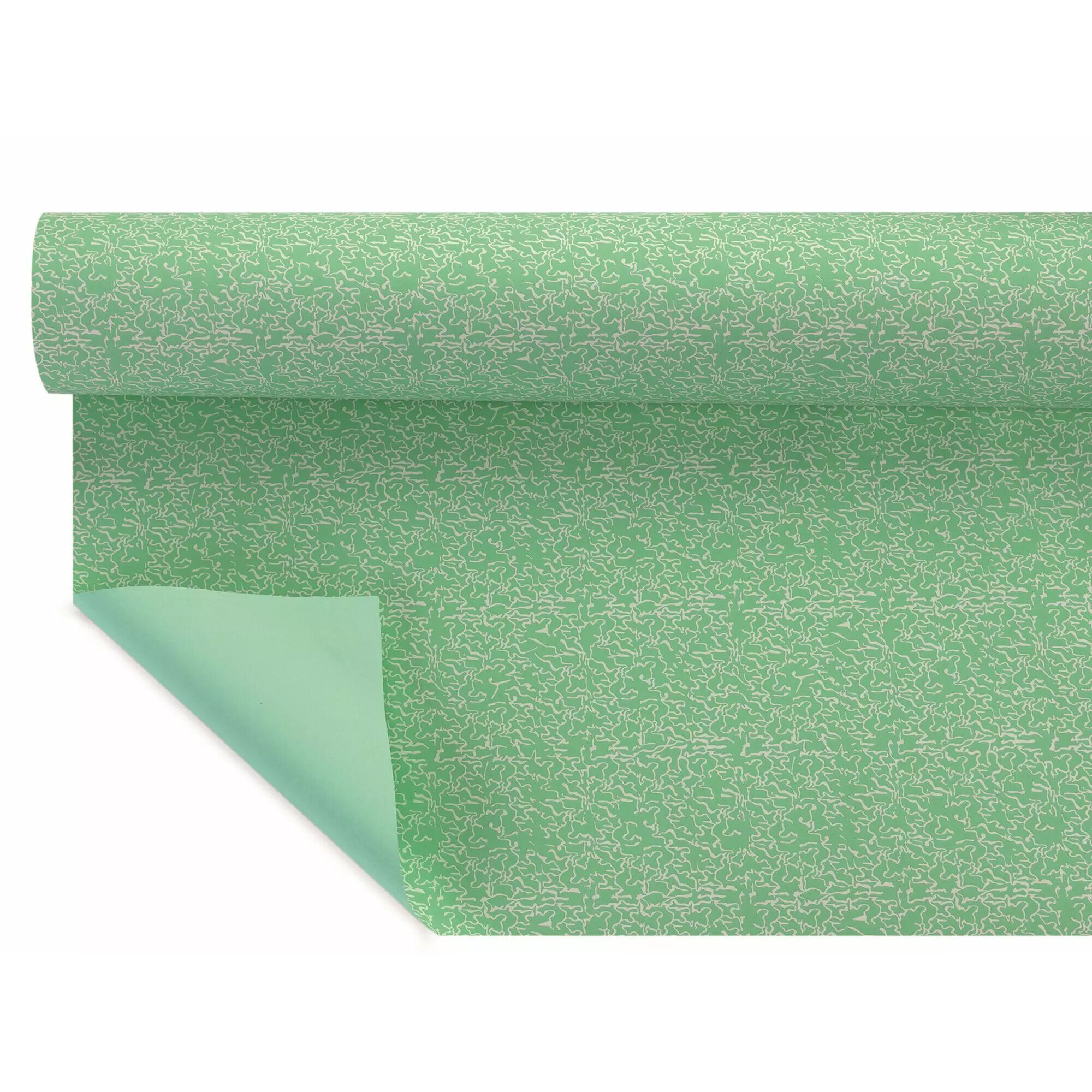 Rouleau film polypropylène bulle vert pastel pour emballage floral professionnel avec réserve d'eau