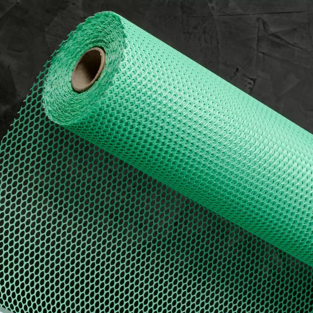 Rouleau de fibre décorative Mazzo vert pastel 60cm pour emballage floral professionnel