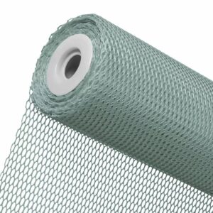 Rouleau de fibre décorative Mazzo vert sauge 60cm sur 25m pour emballage floral professionnel