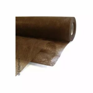 Rouleau de fibre décorative Mistral couleur chocolat pour compositions florales professionnelles