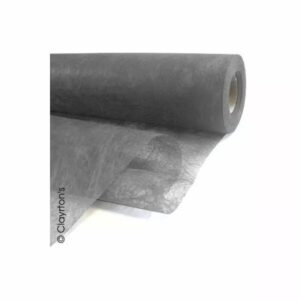 Rouleau de fibre décorative grise Mistral CLAYRTON'S pour compositions florales professionnelles