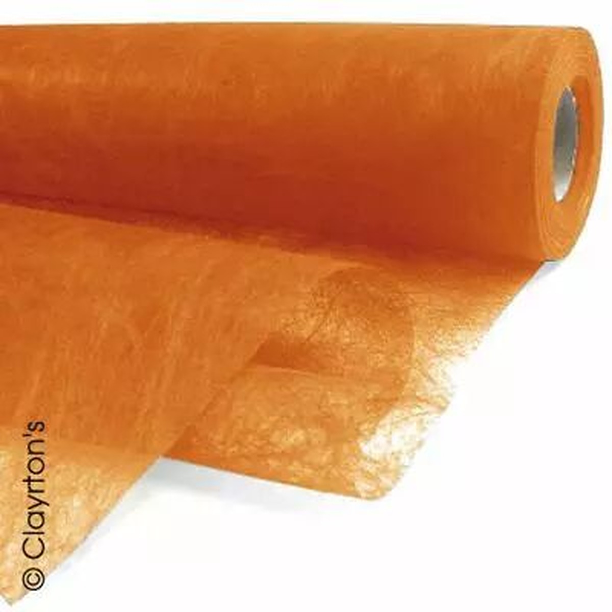 Rouleau de fibre décorative Mistral orange pour compositions florales professionnelles