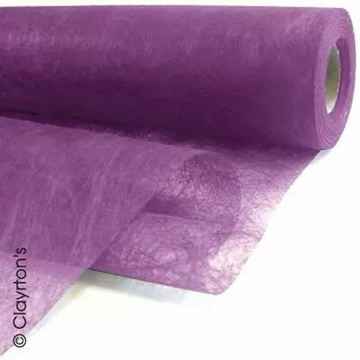 Rouleau de fibre décorative Mistral couleur Prune pour compositions florales professionnelles