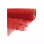 Rouleau de fibre décorative Mistral rouge pour compositions florales et créations de fleuriste