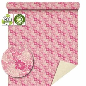 Rouleau papier Grasspaper Bloom rose écologique pour emballage floral fleuriste 0,70 mètre largeur