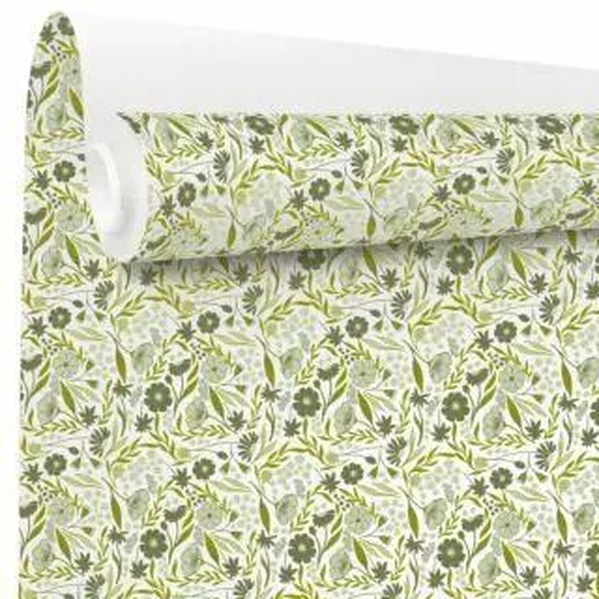 Rouleau de papier kraft blanc imperméable Soline pour emballage floral professionnel et composition florale