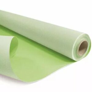 Rouleau de papier kraft bi-color recto-verso Lait Menthe et Tilleul pour emballage floral professionnel