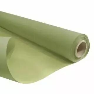 Rouleau de papier kraft duo bicolore vert et kaki pour emballage floral professionnel
