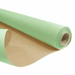 Rouleau de papier kraft vert pastel pour emballage floral professionnel