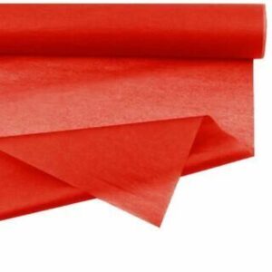 Rouleau de papier de soie rouge 28g pour emballage floral professionnel