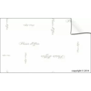 Rouleau de film polypropylène blanc 40 microns pour emballage de bouquets fleuriste