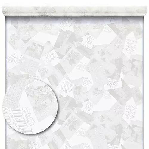 Rouleau de film polypropylène blanc Barbara 40 microns pour emballage floral professionnel