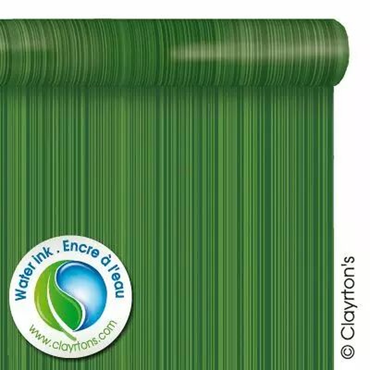 Rouleau de polypropylène gainé Ritmic vert foncé pour emballage floral professionnel