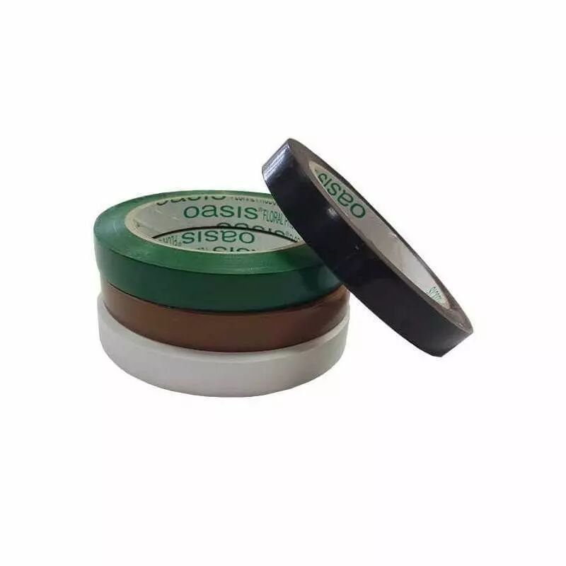 Ruban adhésif Permacel PVC blanc 15 mm OASIS pour fixation florale et ligature de tiges, vue 2