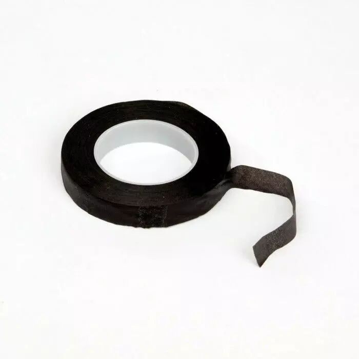Ruban adhésif Permacel PVC noir 15mm pour fixation et assemblage floral professionnel