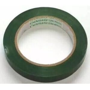 Ruban adhésif vert 15mm pour art floral et fixation de tiges en composition florale professionnelle