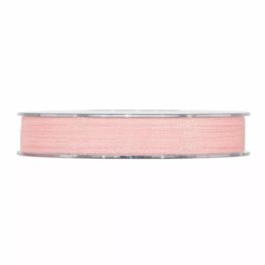 Ruban Carillon rose en polyester 15mm pour décoration florale professionnelle fleuriste