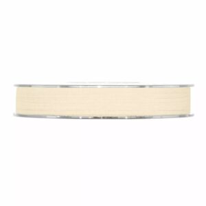 Ruban décoratif Carillon crème 15mm pour fleuriste et décoration florale