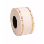 Ruban deuil blanc Eternity 100mm pour inscription messages condoléances compositions funéraires fleuriste