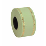 Ruban deuil vert clair Eternity 75mm pour inscription messages funéraires fleuriste