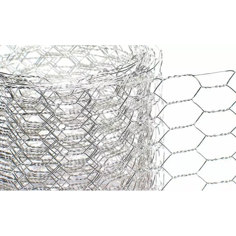 Ruban grillage décoratif argent mailles hexagonales 5cm pour composition florale fleuriste