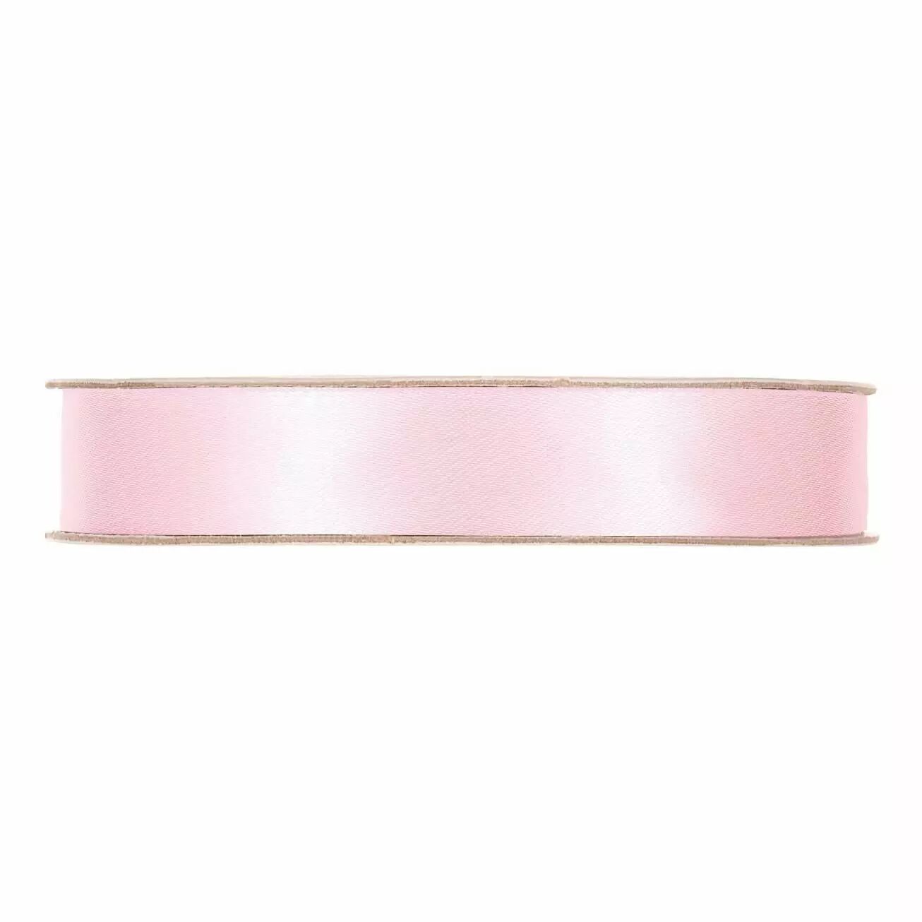 Ruban satin rose 15mm pour décoration florale et compositions de fleuriste