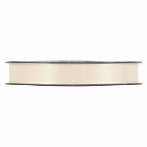 Ruban en taft crème 15mm de large pour décoration florale et compositions de fleuriste