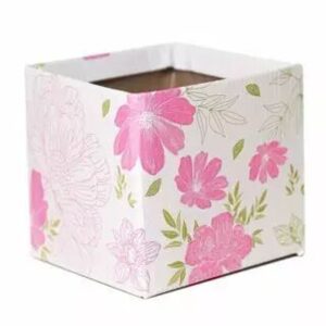 Sac carton violet Simply Jane pour fleuriste, dimension 10,5 cm, plastifié intérieur
