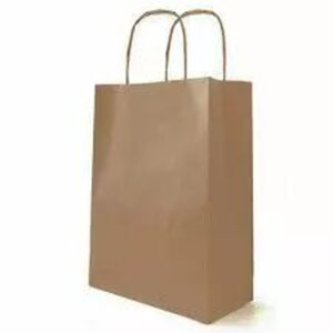 Sac kraft brun naturel pour fleuriste format 18x8 H22 cm lot de 50 unités pour emballage bouquets