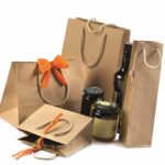 Sac kraft naturel 12x9 H39 cm pour emballage de bouquets et compositions florales en fleuristerie