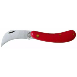 Serpette forte galbée 18cm LOCAU pour fleuriste, outil de coupe professionnel pour tiges et branches