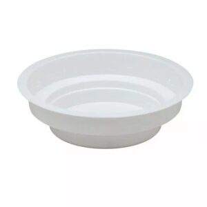 Soucoupe blanche OASIS pour centre de table floral, diamètre 12 cm, base pour mousse ronde fleuriste