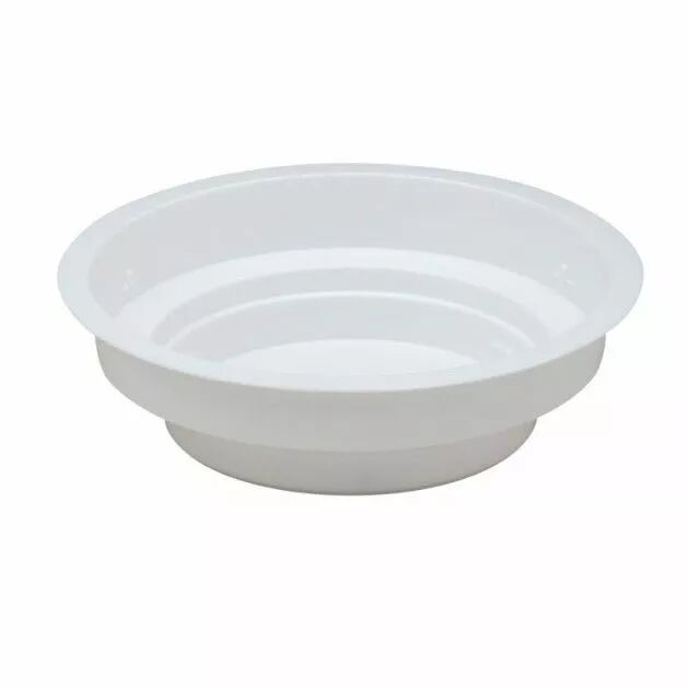 Soucoupe blanche OASIS pour centre de table floral, diamètre 12 cm, base pour mousse ronde fleuriste