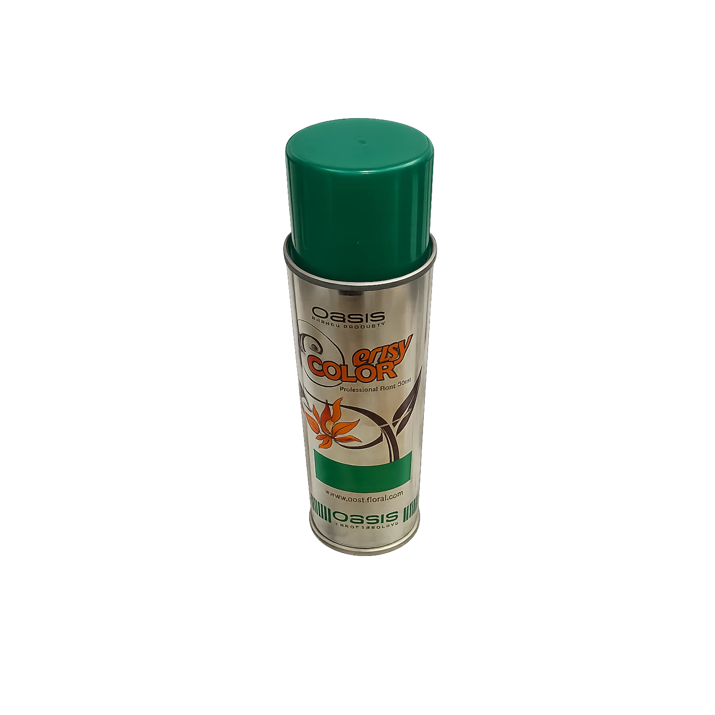 Spray colle OASIS 400ml Vert Printemps pour fixation paillettes et décoration florale professionnelle