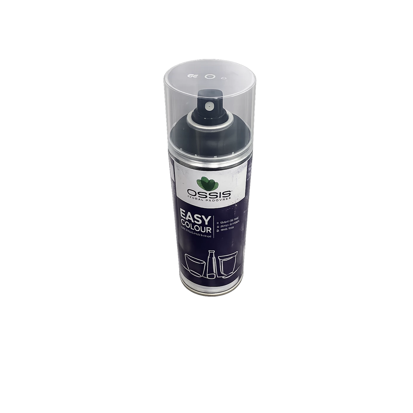 Spray Easy Color Noir 400ml pour fixation de paillettes et décorations sur compositions florales professionnelles