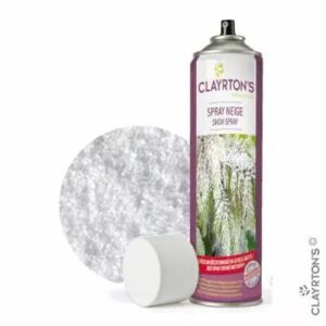 Spray colle neige artificielle 600ml pour décoration florale et compositions de Noël