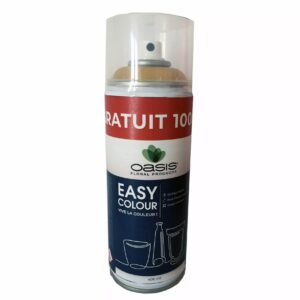 Spray peinture or métallique 400ml pour décoration florale et compositions de fleuriste