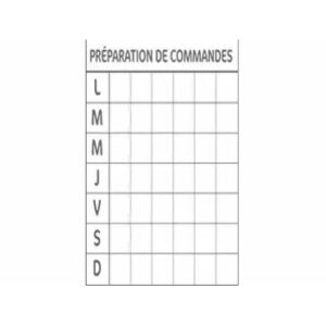 Sticker adhésif de préparation de commandes pour fleuriste format 120x75 cm Lyreco
