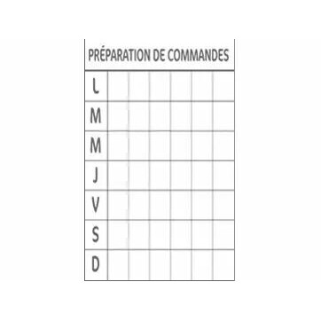 Sticker adhésif de préparation de commandes pour fleuriste format 120x75 cm Lyreco