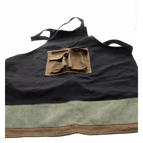 Tablier noir professionnel 60x78 cm pour fleuriste