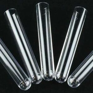 Tubes éprouvettes acryliques transparents diamètre 16mm hauteur 10cm pour compositions florales professionnelles