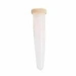 Tube orchidée transparent 7,5cc avec capuchon pour fleuriste