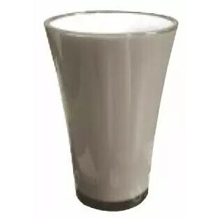 Vase Plexi Fizzy taupe CLAYRTON'S en plastique incassable imitation verre pour compositions florales professionnelles