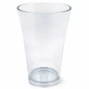 Vase transparent Plexi Fizzy en plastique incassable pour compositions florales professionnelles