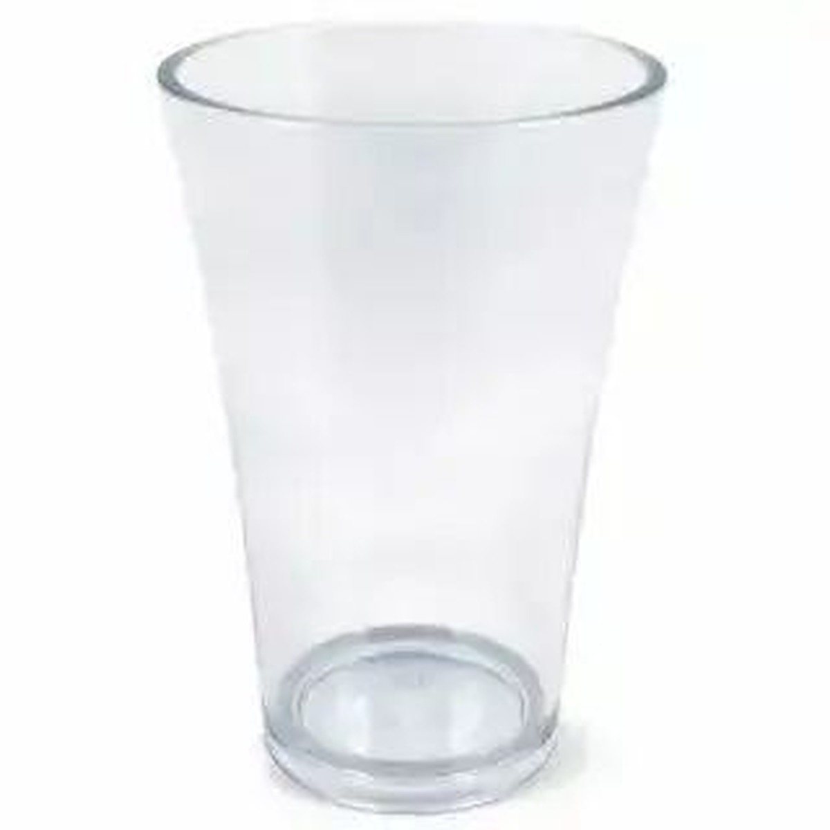 Vase transparent Plexi Fizzy en plastique incassable pour compositions florales professionnelles