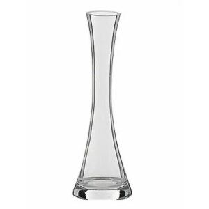 Vase soliflore en verre transparent Monofiore 40 cm de hauteur pour compositions florales professionnelles